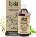 AKSHAR Ayurveda - Tulsin Syrup, Natural Cough Syrup dengan Licorice, Ginger, Turmeriic, Basil, Malabar Nut - Repiratory Lung Health Suplemen Mucus Relief & Bronchial Wellness Syrup (6.8 fl oz)