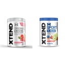 XEND asli BCAA Powder & Sport BCAA Powder Strawberry Kiwi Splash - Electrolite Powder for Recovery & Hydration dengan Acids - 30 Servis