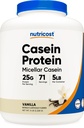 Nutricost Casein Powder 5lb Vanilla - Mivlar Casein, Gluten Free, Non- GMO