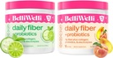 Tambahan Perabot Harian Bundle dengan Collagen, Propines, Electrolytes & Hidration Durasi - Cucumber Lime Mint & Peach Mango Flavors - Probut Digeattion, Skin Health, Gut Saldo - 32 Servings