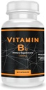 QEI Vitamin B12 10000mg, Mendukung Tenaga Metabolisme dan Sistem Gugup Keamanan, Suplemen Vitamin, 30 Kapsul