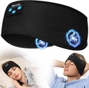 Headphone Navly Sleep, 10Hrs Sports Headband dengan Soft Cozy Earbuds Comfortable, Headband Headband Headband dengan Ultra- Thin HD Speakers Sempurna untuk Kerja, Yoga, Perjalanan