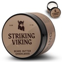 Striking Viking Sandalwood Softener for Men - Non- Greasy Cream Formula Dengan Ingreations Natural for Hydrated and Refreshing Beard (4oz)