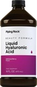 Piping Rock Hyaluronic Acids Supplement: 124; 100mg 124; 16 ifl oz 124; Berry Flavared Liquid 124; Vegetarian Formula 124; Non-GMO, Gluten Free