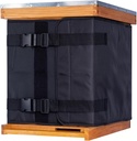 MayBee Winter Bee Hive Wrap for 10 and 8 Frame Beehives, 600D Oxford Cloth Adjustable Beehive Chack for 2 Deep Hive Box, Waterproof, Lighweight, Reworthy, 76.8 "x 18.1"