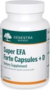 Genestra Brands Super EFA Forte Capsules + D 124; Fish Oil Formula untuk mendukung Cognitive, Cardiovascular, dan Gabungan Kesehatan 124; 60 Softgels