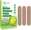 Motion Sickness Patch for Car and Boat Rides, Ships, Cruise and Airplane & Other Forms of Transport - Travel Essentials, for Dewasa and Kid (48 Count)