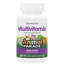 NaturesPlus Parade Hewan & Well- Vegetarian, Grape Flavor - 180 Animall-Shaped Tablet, Paket Kesehatan & Well- Vegetarian, Gluten Free - 180 Total Servings