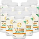 1000mg Lipomal CoQ10 Ubiquinol, 600 Vegan Softgels, Absorpsi Tinggi Subiquinol CoQ10 Suplemen, Formasi Antioksidant Aktif Q10 untuk Produksi Fungsi Jantung & Energi