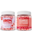Vegan Iron Gummies + Vitamin B1 Gummies