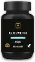 Klever Lifestyle 134; Quercetin dengan Suplemen Bromelain: 124; Properti Antioksidant, Kesehatan Otak 124; 60 Capsules 12.4; 800mg per Serving
