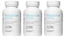 Potasium Citrate 99 mg - Mendukung Keseimbangan Elektrolite dan PH Normal - Tambahan Batu Mineral Kitney - 100 Vegetarian Capsules (Paket 3)
