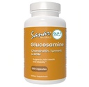 Sanar Companals Glucosamin Chondroitin MSM Turmeric - Bersama Tambahan Dukungan untuk Knee, Kembali, Tangan, dan Tubuh - Non-GMO, Gluten Bebas, 120 Kapsul