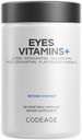 Codeage Eyes Vitamin - AREDS 2 berbasis Formula Suplemen - 2- Bulan Supply - Vitamin A, C, E, Zinc, Lutein, Astaxanthin, Mathixanthin, Marigold, Bilberry, Saffron, Omega- 3- 120 Capsules
