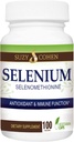 Suzy Cohen Selenium Suplemen 200 mcg, Mempertahankan Hati Sehat, Sistem Imune, Dukungan Thyroid, fungsi bersujud, Yast Free Cheleated Tummy Friendly Acid, Sangat Bioavailable, 100 Veg Capsule