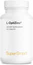 SuperSmart - L-OptiZinc 30mg per hari (Patent & Sangat Biovable) - Tambahan Methionine Zinc - Alami Sweet Taste 124; Non- GMO & Gluten Free - 120 Tablet