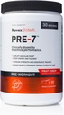 Novex Biotech PRE-7 Pre-Workout Powder for Men - Boost Energy, Focus, dan VO2 max, Dukungan Hidration Selama Latihan panjang *, Fruit Punch
