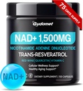 NAD + dengan Trans- Resveratrol, Red Wine, Quercetin & Vitamin C - Pendukung Wellness & Healthy - 150 Capsules - Dibuat di Amerika Serikat