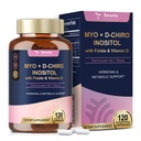 Totaria Myo- Inositol & D-Chiro Inositol Suplemen Capules 3075mg, Plus Multivitamin Vitamin D3, Folate, Ideal 40: 1 Rasio