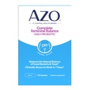 AZO Complete Feminine Balance Programtes Harian, Clinically Proven to Help Protect Vaginal Health, Helling balanpH and yast, Non-GMO, 60 Count
