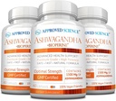 Disetujui Ilmu Ashwagandha 1500mg dengan Bioperine ® dan Ginger- Boost Mood & Energy - 60 Vegan Friendly Capsules (3 Botol)