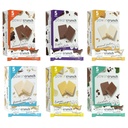 Power Crunch Protein Waper Bars, Variety Pack, dalam 6 Flavors 1,4 Ounce Bars (30 Count). Selokan Protein Tinggi dengan rasa lezat