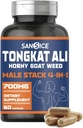 Tonkat Ali Suplemen Vitality- Tongkat Ali Ekstrak dengan Horny Goat Weed, Oryzanol & Calostrum untuk Pria, Suplemen Pria Kambing Berternak Untuk Hormone, Energi (60 Kapsul)
