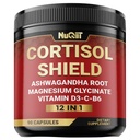 121 Cortisol Shield - Ashwagandha dan Magnesium & 10 Lebih - 90 Kapsul