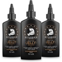 Bossman Jelly Beard Oil for Men 3 Pack (12 oz in Total, Stagecoach Scent) - Softens, Moisturizes & Conditions with Natural Ingreations