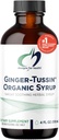Design untuk Kesehatan Ginger Root Syrup dengan Honey + Wild Cherry Bark - Gingers- Tussin Syrup Liquid Suplemen - Dirancang untuk Membantu Soothe The Throat (47 Pelayan / 4 Fl Oz)