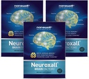 NANOWELL Neuroxall Brain Health Support for Enhanced Cognitive Function and Mental Clarity, Astaxanthin, Ginkgo Biloba Extract, Antioksidant - 60 Softgeels X 3 Box untuk 3 Bulan (180 Count)