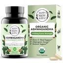 Aswagandha Organik Capsules 2100mg - Stress Relief Suplement - Kekuatan Ekstra, 100% Herbal, Energi, Manajer Mood & Cortisol, Termasuk Black Pepper untuk Absorpsi Tinggi - Non-GMO, 90 Ct