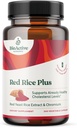 BIOACTIVE NUTRIENTS Red Rice Plus Supplimen- 240 Vegetable Capsules - Proprietary Black of Turmeric, Black Pepper, Cayenne Pepper, Ginger Root, dan Rosemary - Kolesterol Dukungan