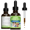 Pet Wellsing Adrenal Harmony Gold for Dogs - Vet- Formulated - Supports Healthy Adrenal Fungsi, Normal Cortisol Levels, Healthy Thirst & Weight - Holistic Supplemen - 2 oz (59 ml)
