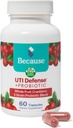 Karena Problem Cranberry UTI Defense Capsules for Women (60 Capsules, 1 Botol)