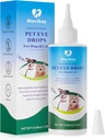 Pet Eye Drops, Gentle & Safe Dog Eye Drop for Infeksi, Relieve Eyes Itching & Irritation, Hapus Stains Tear, Aman untuk All Animals, 4.06oz, 120ml