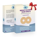 Areola Silicone Sheets - Breast Becsion Recovery Supplies - Recontinable dan Comfortable Under Post-Op Ba (2 Pcs)