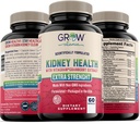 tumbuhkan vitamin Premium Kidney Cleanse Suplemen - Kuat Kidney Dukungan Formula dengan Ekstrak Cranberry Membantu Mendukung Healthy Ginneys & Urinary Tract Support - 60 Vegetarian Capsules