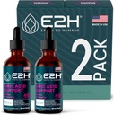 Suplemen Dukungan Uric E2H - Tat Cherry dan Cakar Iblis - Mendukung Kesehatan Uric Acid dan Ginjal Fungsi Non-GMO - Vegan - (2 Botol)