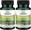 Swanson Chamomile Flower Extract 500 Miligram Standardied menjadi 1,2% Apigenin 6 mg per Capsule 60 Capsules (2 Pack)