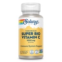 SOLARAY Super Bio Buffered Vitamin C 1000mg, Two- Stage, Timed Release Vitamin C dengan Bioflavonoid, Imune Supplemen - Absorpsi Tinggi, Vegan, Jaminan 60 Hari, 30 Hamba, 60 VexCaps