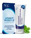 Dr. T Glucosamin Chondroitin Cream - Premium Formula dengan MSM dan Collagen untuk Gabungan dan Ketidaknyamanan Muscle - Mempertahankan Kekuatan Gabungan, Fleksibilitas & Otot - 4.23 oz / 120g
