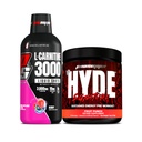 PROSUPPS L- Carnitine 3000 Stimulant Free Liquid Shots (Berry) dan Mr Hyde Signature Series Pre-Workout Energi bubuk Minuman (Fruit Punch) Bundle