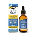 Jalur Alam Silver Wings Colloidal Silver 50ppp (250mcg) Tambahan Dukungan Ammune 2 FlM.