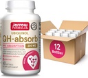 Jarrow Formulas QH-Absorb, 200 mg, Suppplemen Dieter Ubiquinol untuk Fungsi Kardiovaskular Sehat, 60 Softgel, Supply 60 Hari (PackOF12)
