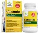 Terry Alamin - Suplemen Curcumin untuk Dukungan Circulation & Endorphin - Dukungan untuk Ketidaknyamanan Occasional - Aids Otot Sehat - 60 Capsules