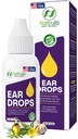 Kandang Telinga Alam untuk Infeksi Telinga - Homeopathic Eardrops untuk Orang Dewasa, Anak-anak, & Pets