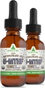 RawGuru L-Methylfolat 15 mg + Vitamin B12 - Metode Vegan Organik B12 dengan Trace Minetal - Nano- Diproses & Enhanced Liquid Formula - 300 Servis Vegan Drops per 30 ml, Kemasan 2
