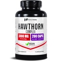 Healtfare Hawthorn Berry Explement Extract 3000mg 124; Extra Strength Hermula Formula 124; 200 Vegan Capsules 12.4; Mendukung Heart & Circulation Health 124; Non-GMO, Gluten- Gratis 124; Dibuat di Amerika Serikat
