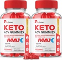 (2 Kemo) Lifetime Keto Max Gummies - Formula Resmi, Vegan, Non GMO - Lifetime Keto Plus Acc Gummies, Life Time Gummies with Lifetime Gummies, Vitamin B12, Beet Root, Paculate (60 Gummilate)